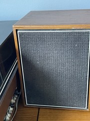Vintage GE General Electric Stereo Console Turntable AM/FM Radio With Speakers