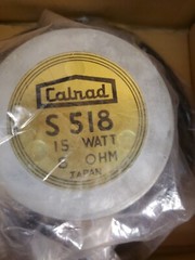 Vintage NOS CALRAD S-518 8″ Volumetric P.M. Speaker 8 OHM 15W Japan OG BOX