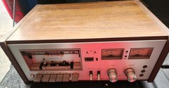 Pioneer CT-F6262 Stereo Cassette Tape Deck Vintage Audio Player wood grain