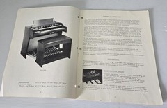 Hammond Organ A-100 Original Owners Manual Service Information Schematics