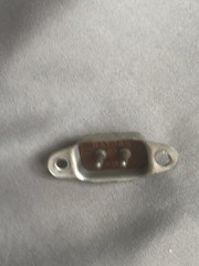 Cheater Cord Male Chassis mount socket NON-POLARIZED 7A 125V used 1960s RAYPAR