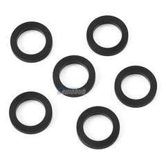 6PCS 19.9×13.8x3mm Tire Belt Loop Rubber Ring For Cassette Deck Tape Recorder