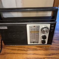 Vintage Sony ICF-7280W Serial #84248 AM/FM Portable Radio – Tested & Working