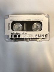 Audio magnetics mini cassette tape for Dictaphone Philips Sanyo Dictation