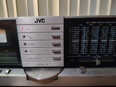 Vintage JVC JR-S501 Stereo Receiver with SEA Graphic Equalizer 120 WPC Working!