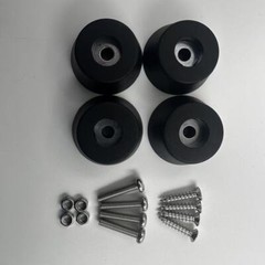 4 New FEET w/ hardware for Pioneer SX-880 RT-701 RT-707 Heavy-Duty Foot Parts