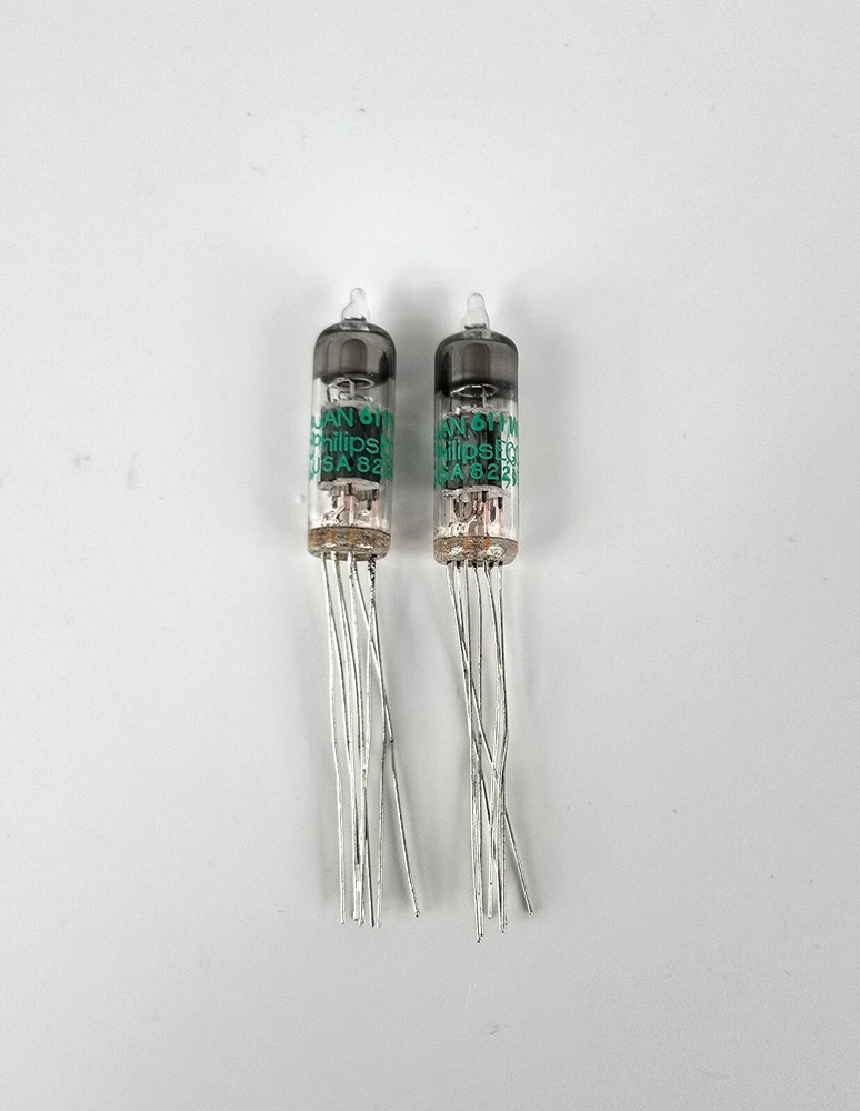 6111 6111WA JAN PHILIPS 2 pieces NOS tube valve.