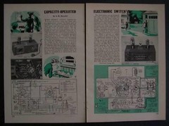 Capacity Switch – Tube powered Motion Control 1950 How-To build PLANS
