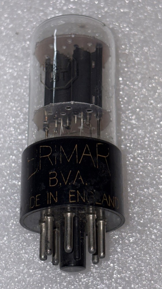Brimar B.V.A. 6SL7GT Vacuum Tube Amplitrex Tested NOS England RARE