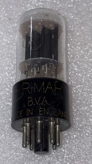 Brimar B.V.A. 6SL7GT Vacuum Tube Amplitrex Tested NOS England RARE