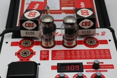 CBS Hi-Fi Matched 6550 Power Tubes – Original CBS Boxes Triple getter match code