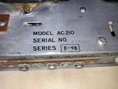Bogen AC-210 Stereo Integrated Amplifier, Working and Sounds Good