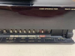 Parts Repair Only Mitsubishi HS-U50 VCR w/ OEM Remote Control Box VHS Player