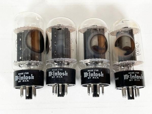 McIntosh 6L6GC Vacuum Tube Quad (4) Tested Vintage for MC240 MC275 Amp USA