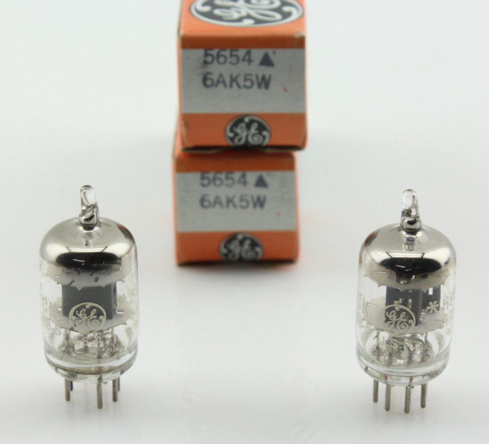 GE 5 Star 6AK5W “The 5 Star General” USA (1960) NOS 5654, ef95, 403, 6AK5