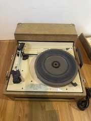 Audiotronics 304A Portable Record Turntable Player Vintage TESTED Working