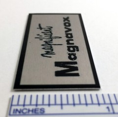 Custom Badge For Vintage Magnavox Amplifier Tube Amp Free Shipping