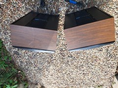 Pair Vintage 70s GE General Electric Speakers Model SC3210 8 Ohm 14×10 Working