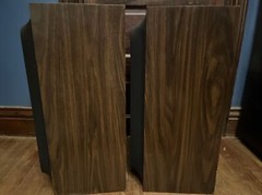 Pair Of MA Micro Acoustic Speakers Serial #10375 Microstatic Floor Wood VTG