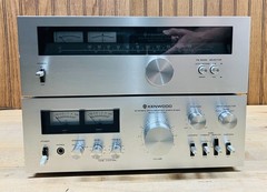 Kenwood KA-5700 Amp + KT-5500 Tuner Combo – Serviced/Working. Blue LEDs. 40 WPC