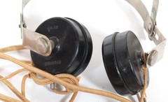 Exc. 1912 Wm. Murdock No. 55 Headphones For Spark Era Wireless Radio * Working