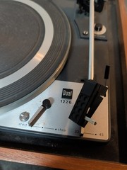 Dual 1226 & 1246 Automatic Turntable Parts Lot w/ United Audio Cabinet Tonebar