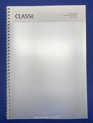 Original Classe Audio CDP-120 CDP-202 Disc Player Owners Manual