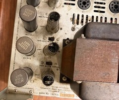 Bell Sound Mark 80 EL34 Tube PA Amplifier Microphone