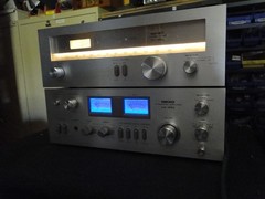 Matching Vintage Nikko NA-850 Integrated Stereo Amplifier and TA-550 Tuner