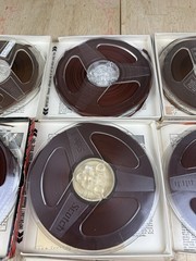 Lot of 7 Scotch Used Mixed Lengths Reel To Reel Tapes 7” Tenzar 150 203