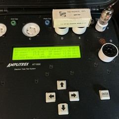 Rare NOS Amperex PQ Tektronix ECC88 6DJ8 SELECTED Tube Disk Get Amplitrex Test