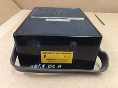 Vintage General Electric GE DP-9 0.05/0.5/5A DC Amperes Meter 8DP9ACA3