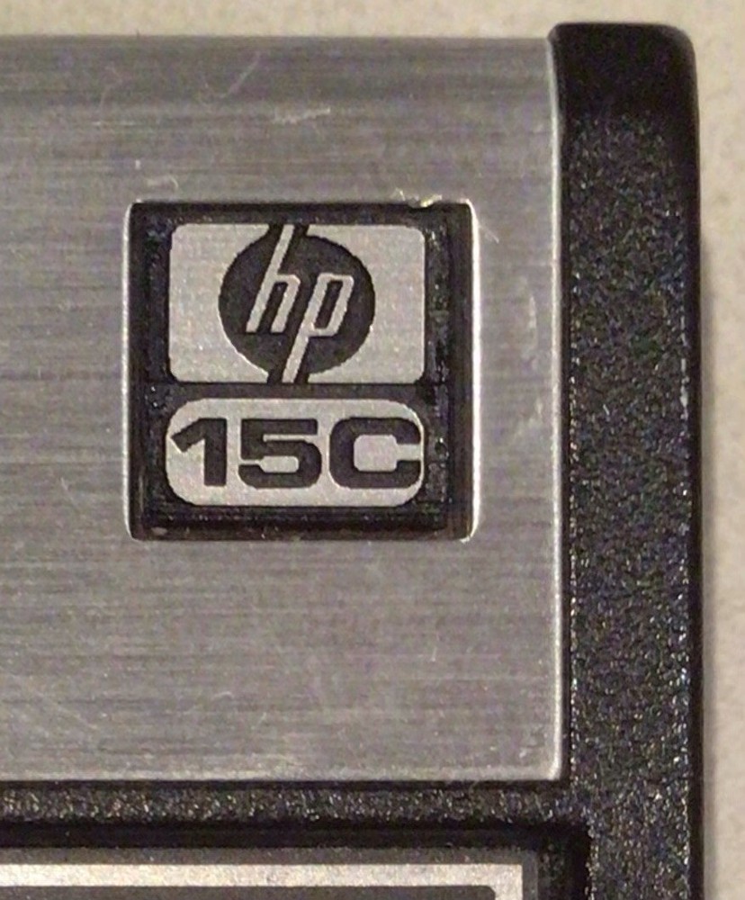 Hewlett-Packard HP 15C Scientific Calculator, Badge Label Only