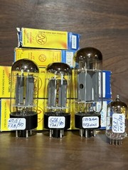 NEW JJ Tube Lot 2 GZ34, 1 6L6GC, 1 ECC83S All Tested NEW
