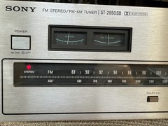 Beautiful 1977 SONY ST-2950SD Silver Face Stereo Tuner #801168 – Japan