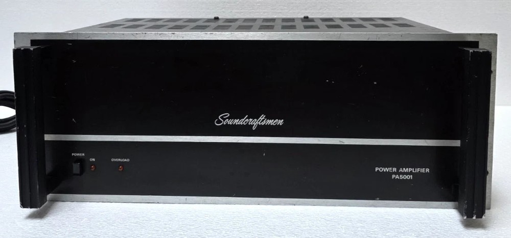 Soundcraftsmen PA-5001 Power Amplifier Amp Tested, Watch Video!