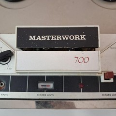 Vintage Masterwork M-700 Portable Reel To Reel Tape Recorder Untested-For Parts