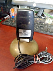 Vintage Wollensak 3M B-162-20 Microphone With Pivoting / Tilting Stand 2-way CB