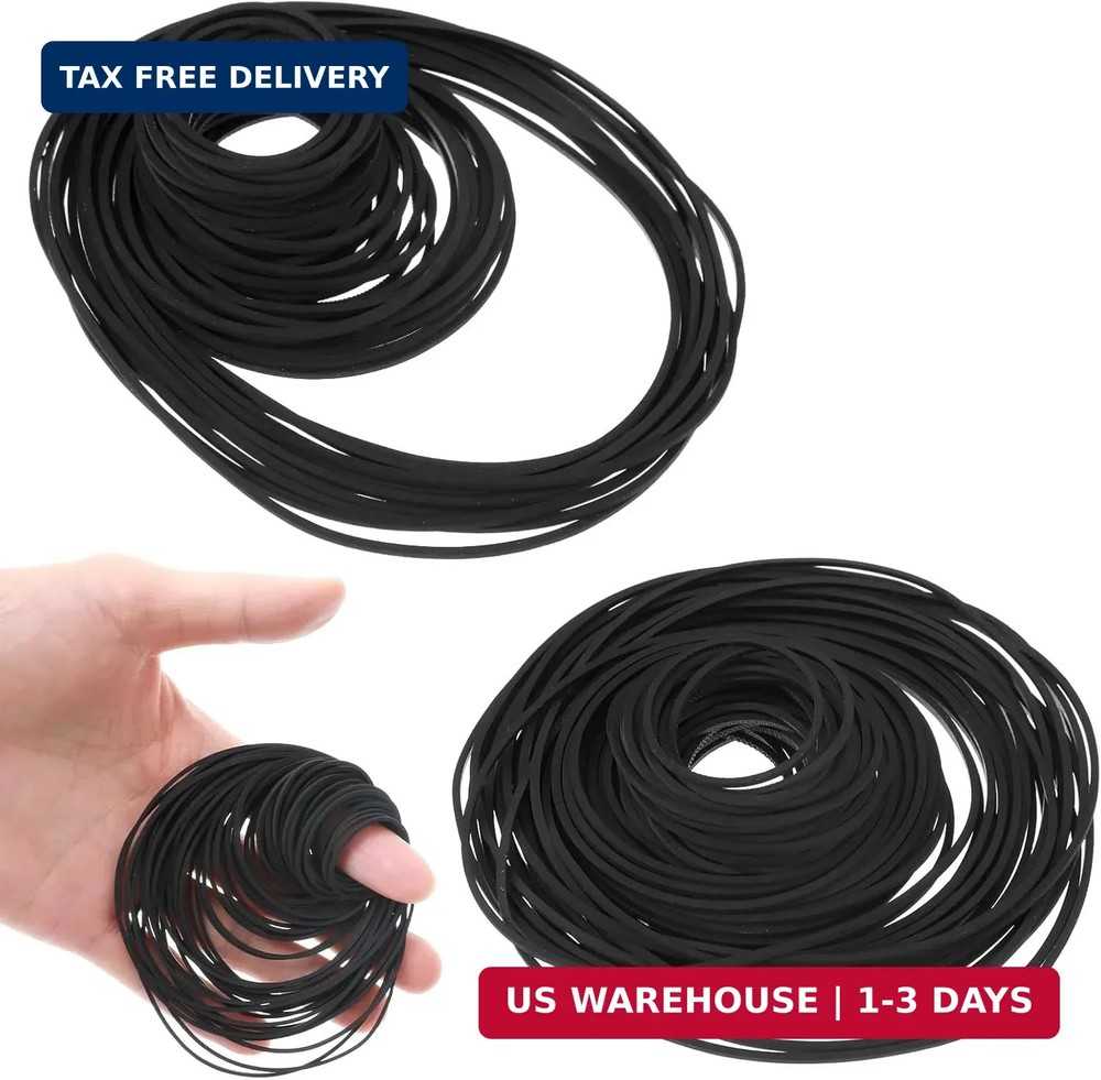 Oruola 150pcs Cassette Player Belts,Cassette Belts,Cassettes Deck Belt Replaceme