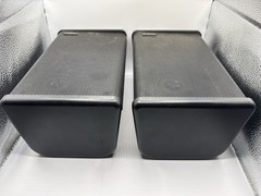 Advent Indoor Outdoor Mini Advent Speakers Pair Black Tested Working Vintage