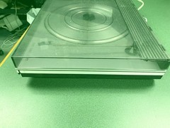 Bang Olufsen Beogram 1800 Belt Drive Turntable with Cartridge, tone arm broken