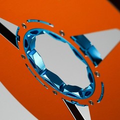 Studevox 10.5″ Polished Orange Aluminium Empty Tape Reel For Reel Tape Recorders