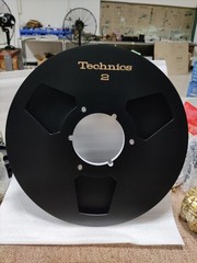 One Pair 10.5” Black Technics Tape reel High Quality Aluminum Take Up Reel