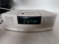 Bose Wave Radio CD AM-FM Clock Alarm AWRC1P + Pedestal AWACCQ