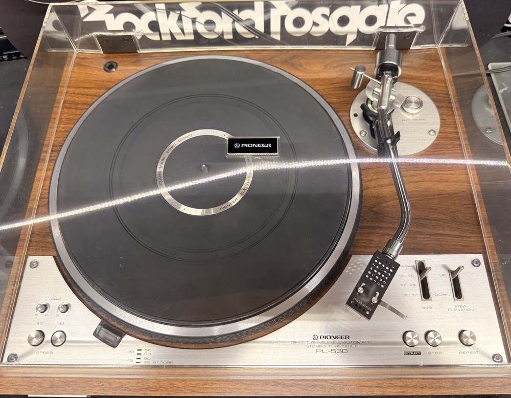 Pioneer PL-530 Direct Drive Full Automatic Stereo Turntable Record Player Nice!