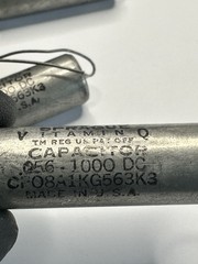 Sprague Vitamin Q 0.056uF 1000VDC Capacitors Lot of 6 USA Untested
