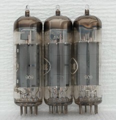 3 Amperex/Scott 7189/EL84/6BQ5 Vacuum Tubes : D-Getter/Same Date Code (rX3 X8L)
