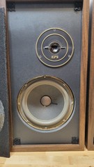 EPI Epicure 100V Bookshelf Speakers Pair Tested Working Clean Cabinets Vintage