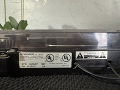 Vintage 1996 Pioneer PL-990 Automatic Stereo Turntable (Parts/Repair -Powers On)