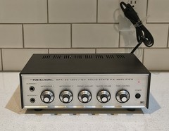 Realistic MPA-20 20-Watt AC/Mobile Solid State PA Amplifier System CLEAN, TESTED